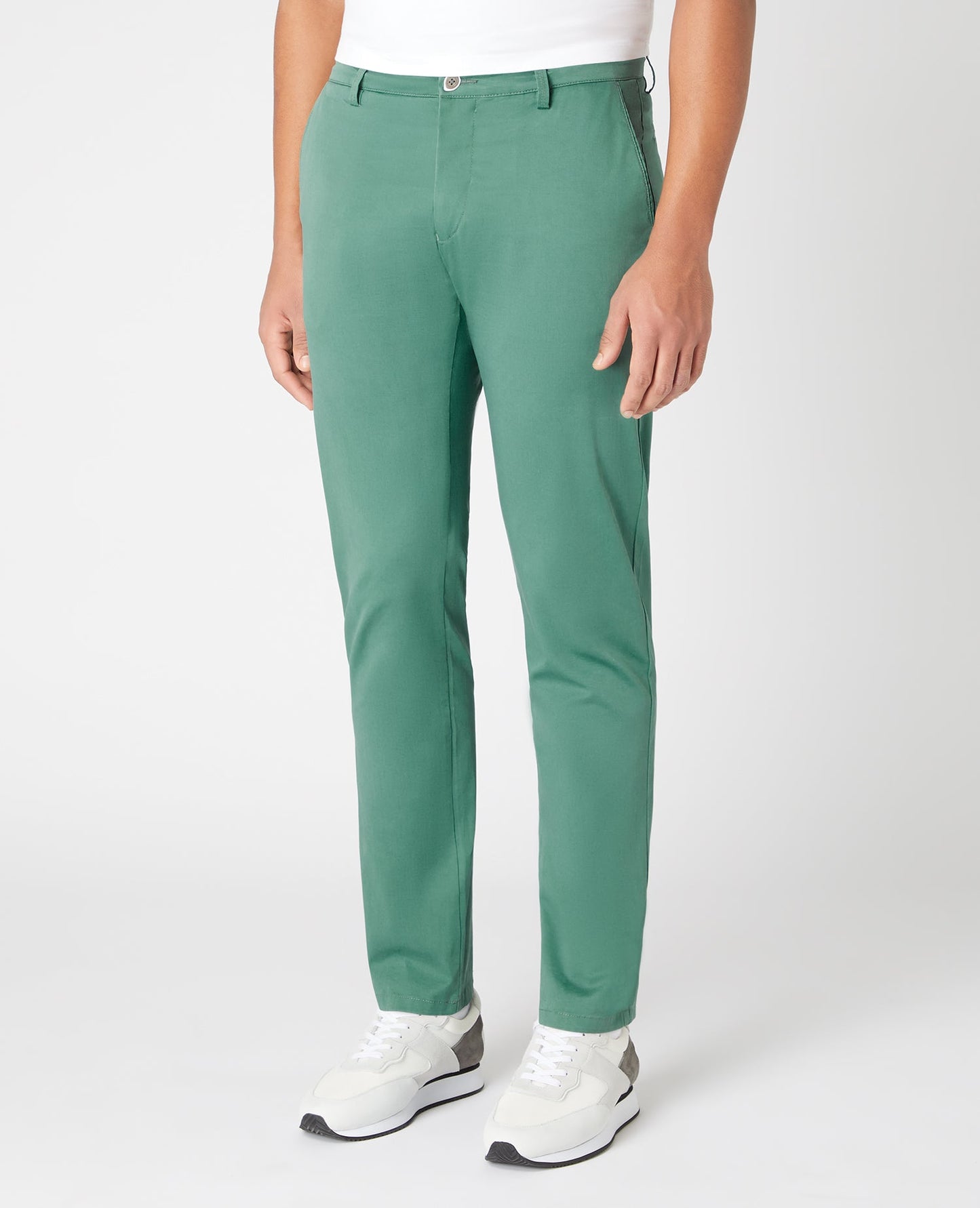 Slim Leg Cotton-Stretch Chinos