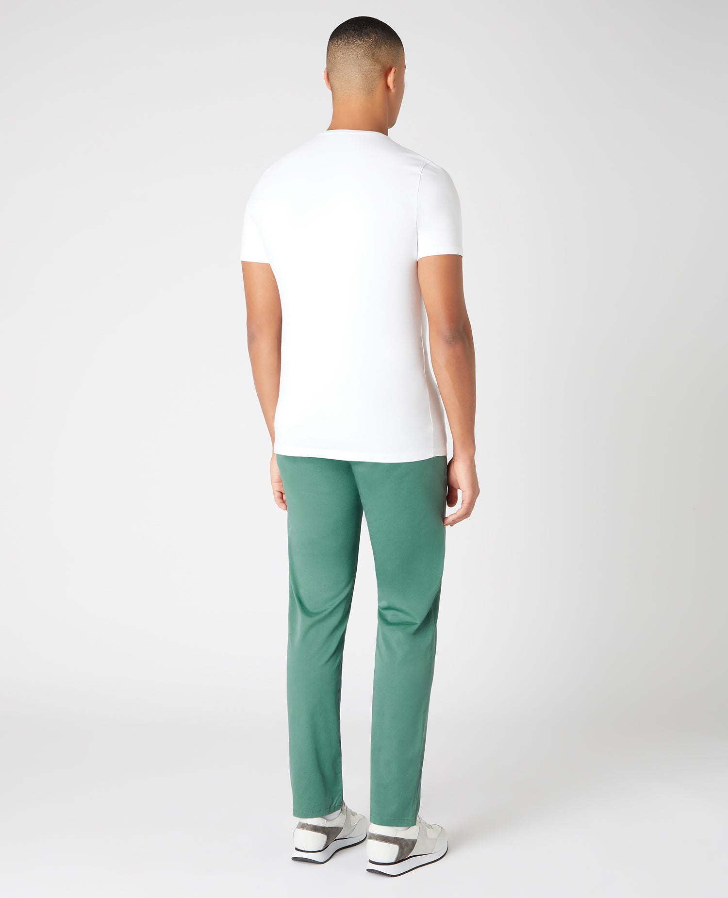 Slim Leg Cotton-Stretch Chinos