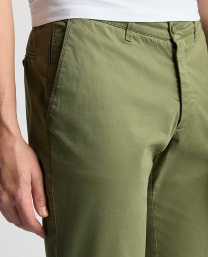 Slim Leg Cotton-Stretch Chinos