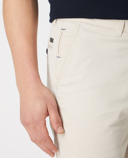 Slim Leg Cotton-Stretch Chino Short