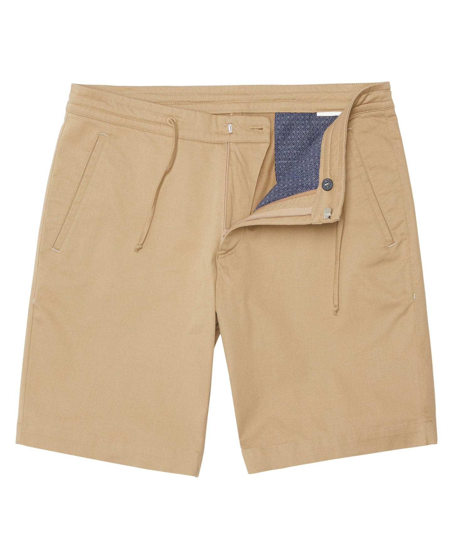 Slim Leg Cotton Stretch Chino Shorts