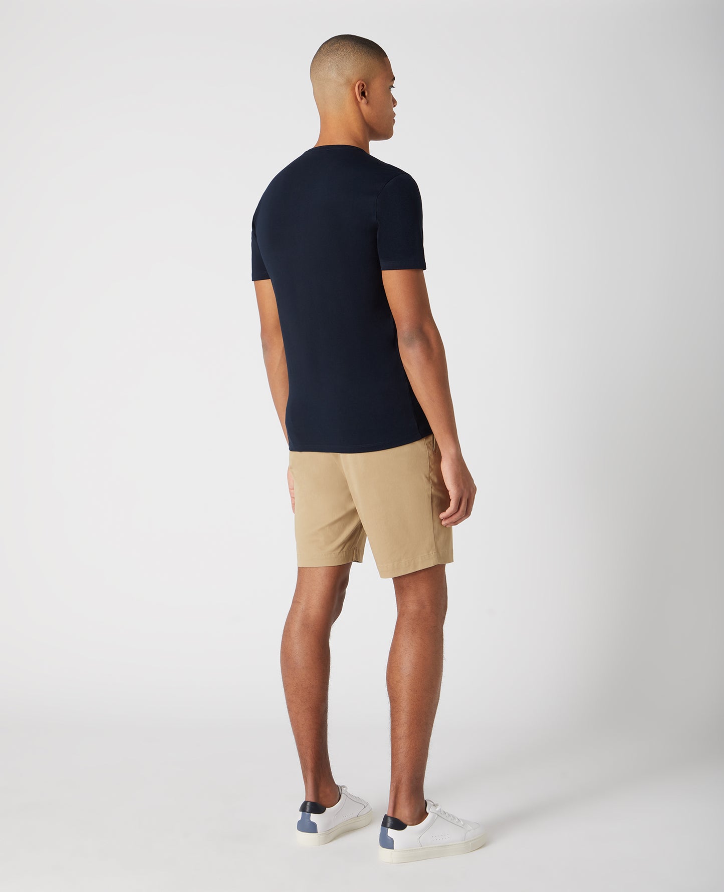 Slim Leg Cotton Stretch Chino Shorts