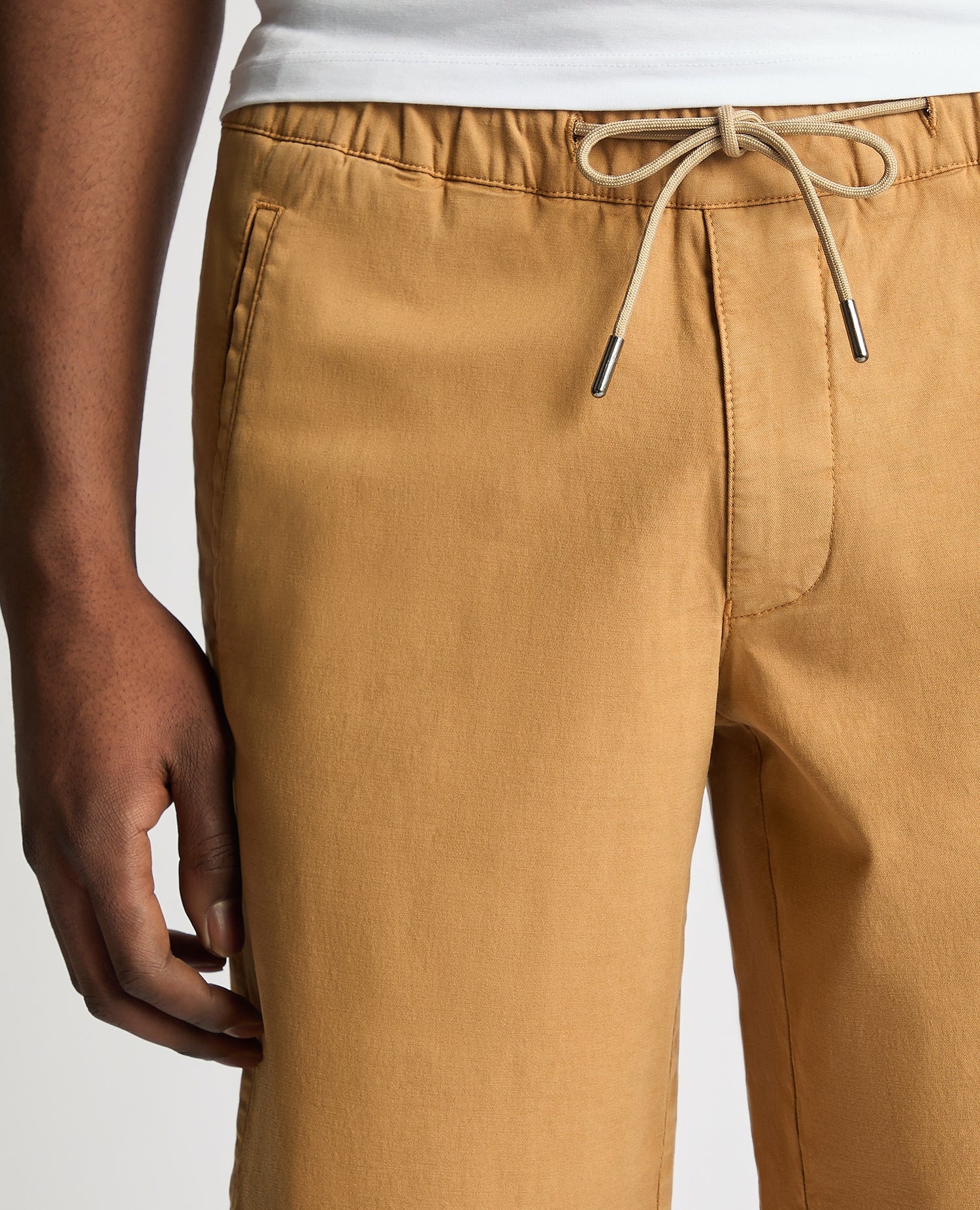 Slim Leg Tencel Stretch Chino Short