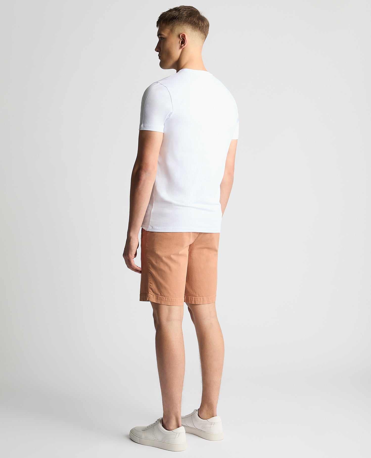 Slim Leg Tencel Stretch Chino Short