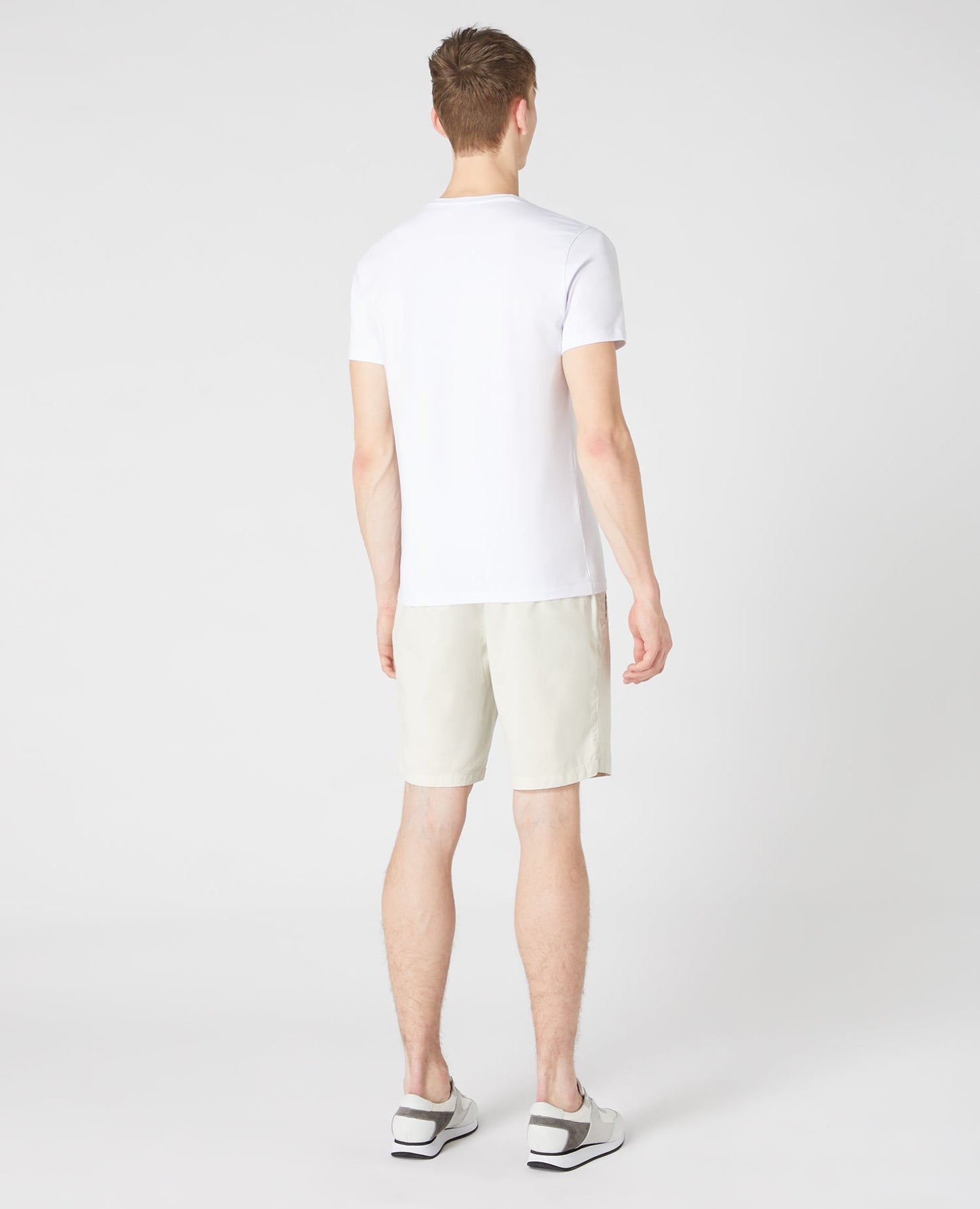 Slim Leg Tencel Stretch Chino Short