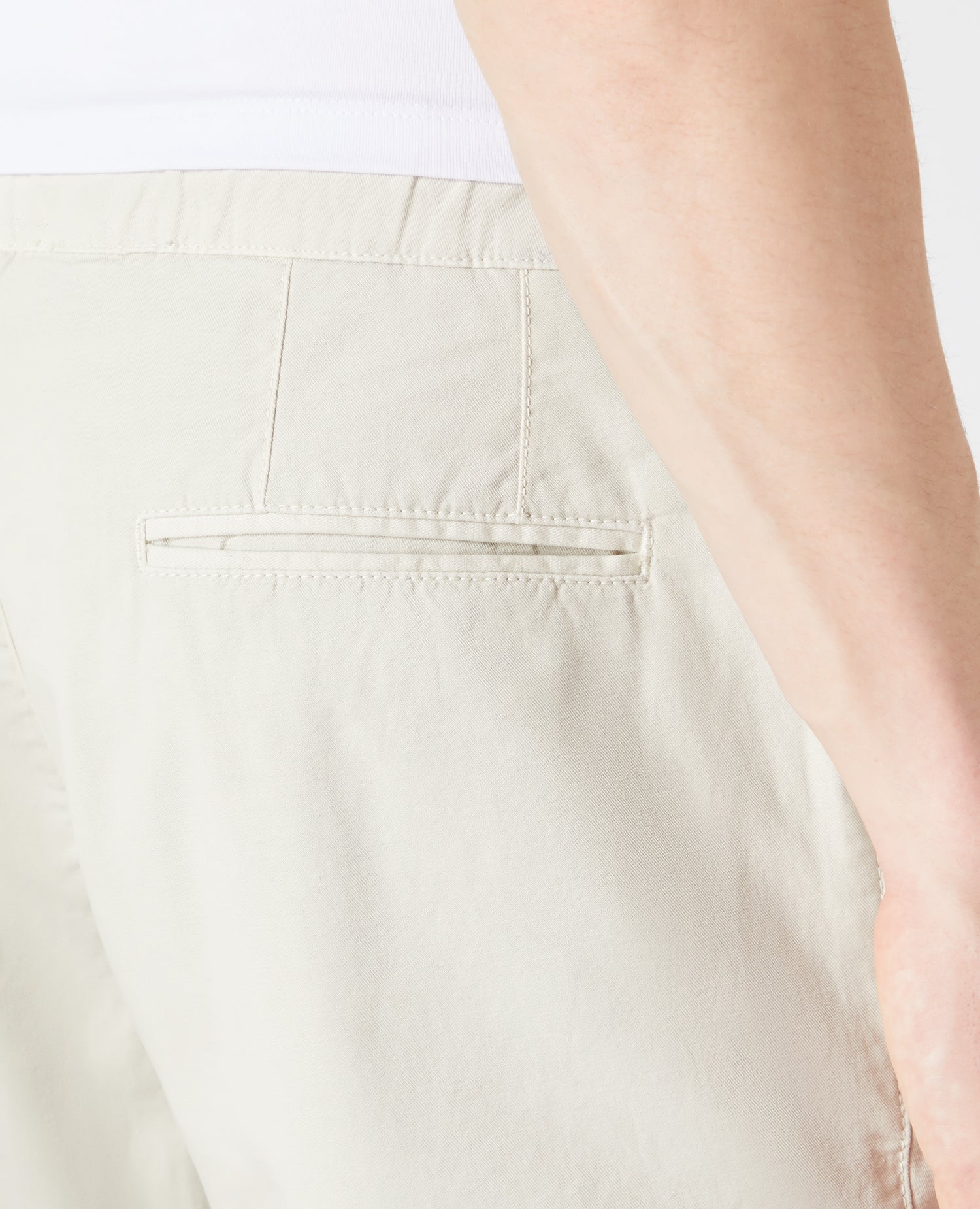 Slim Leg Tencel Stretch Chino Short