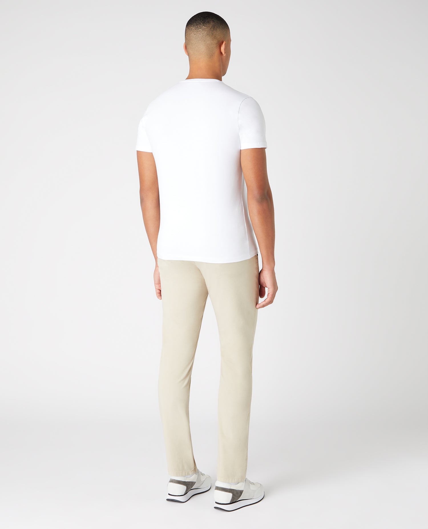 Slim Leg Tencel Stretch Chinos