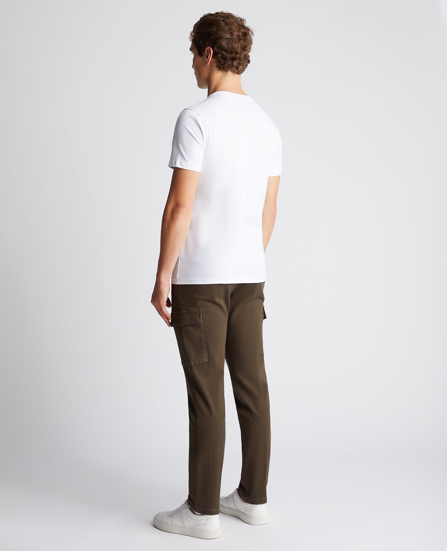 Slim Leg Stretch Cargo Trousers