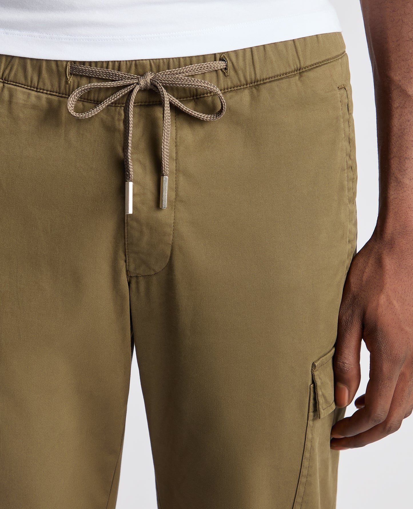 Slim Fit Cotton Stretch Cargos