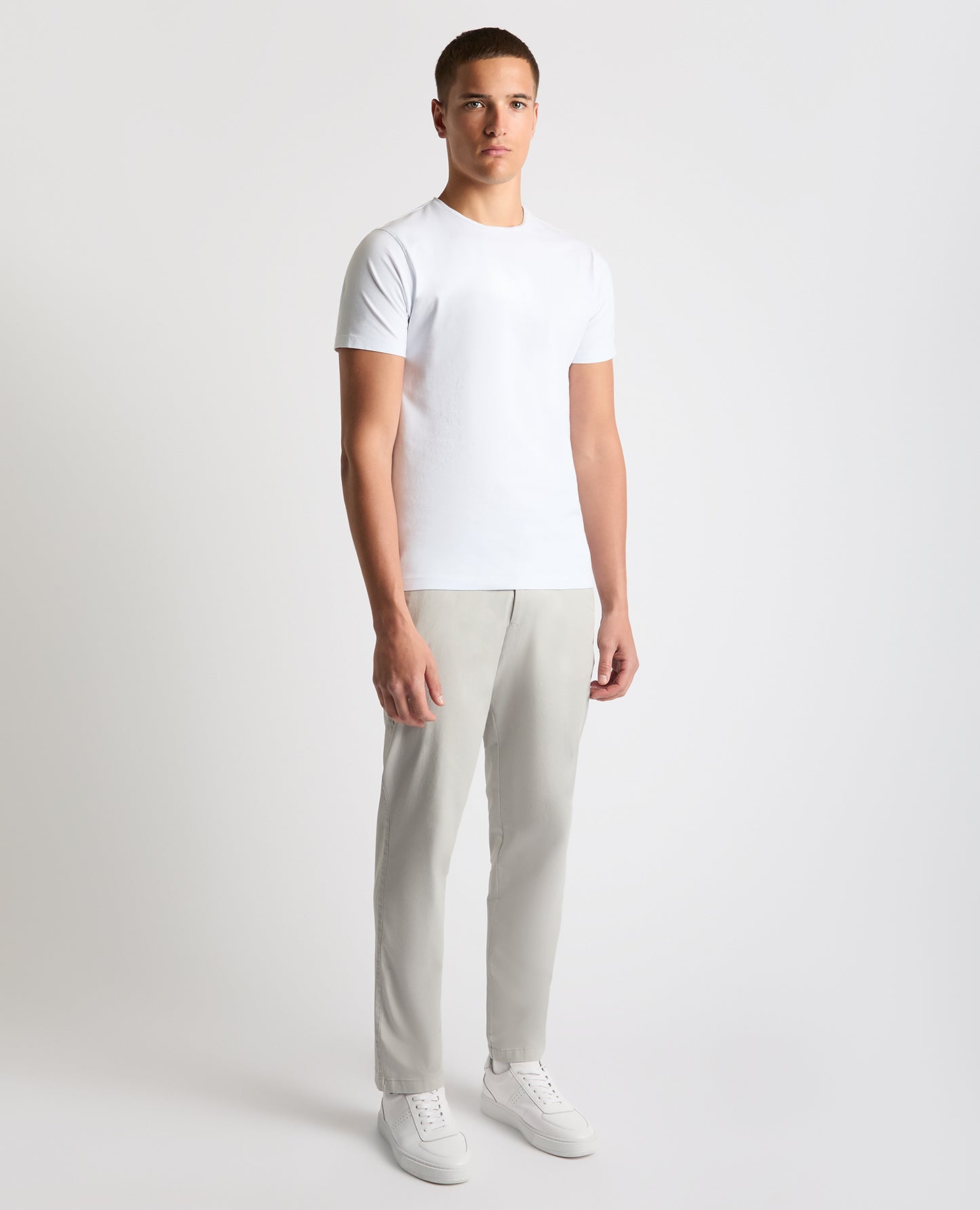 Straight Leg Cotton Stretch Chino