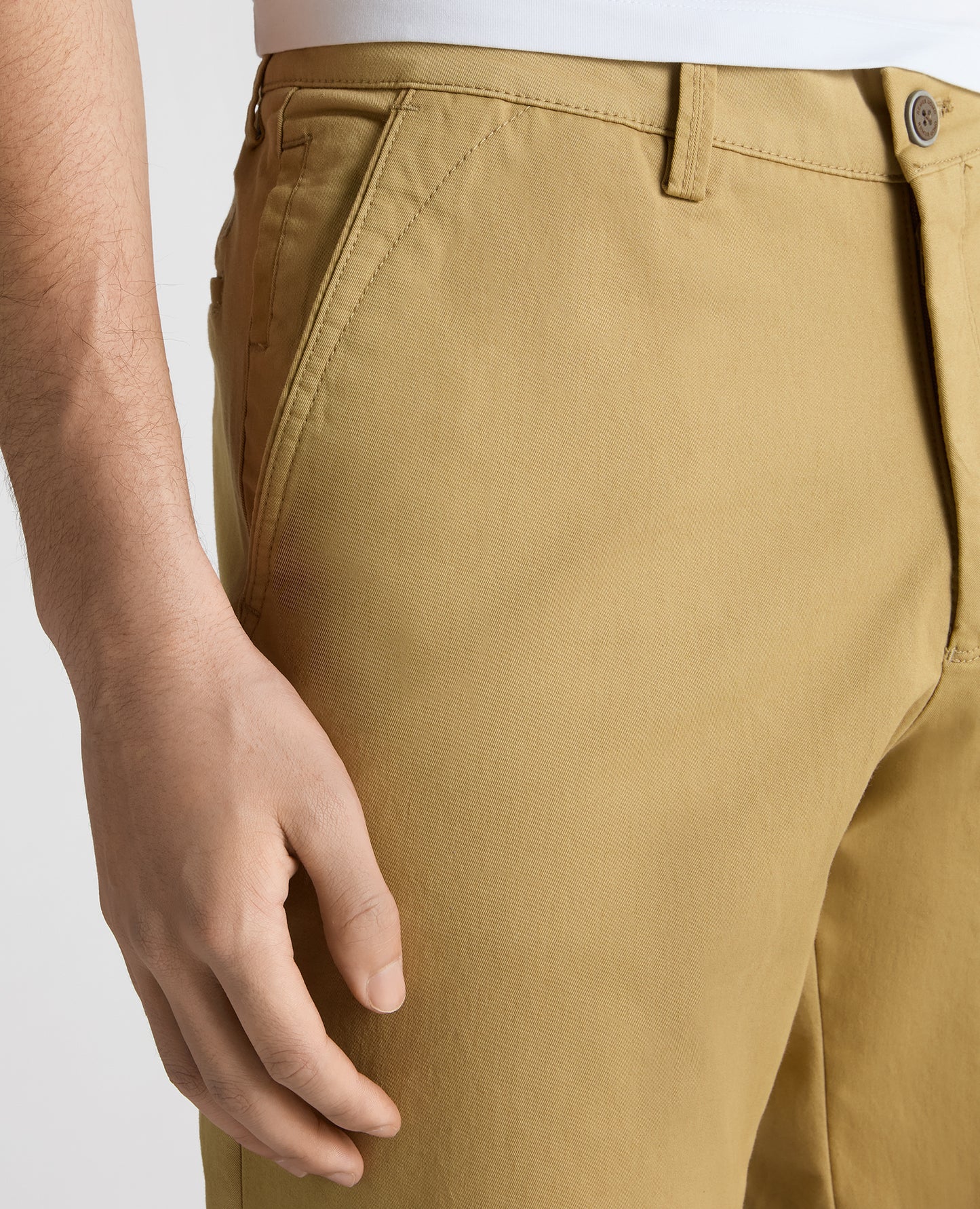 Straight Leg Cotton Stretch Chino