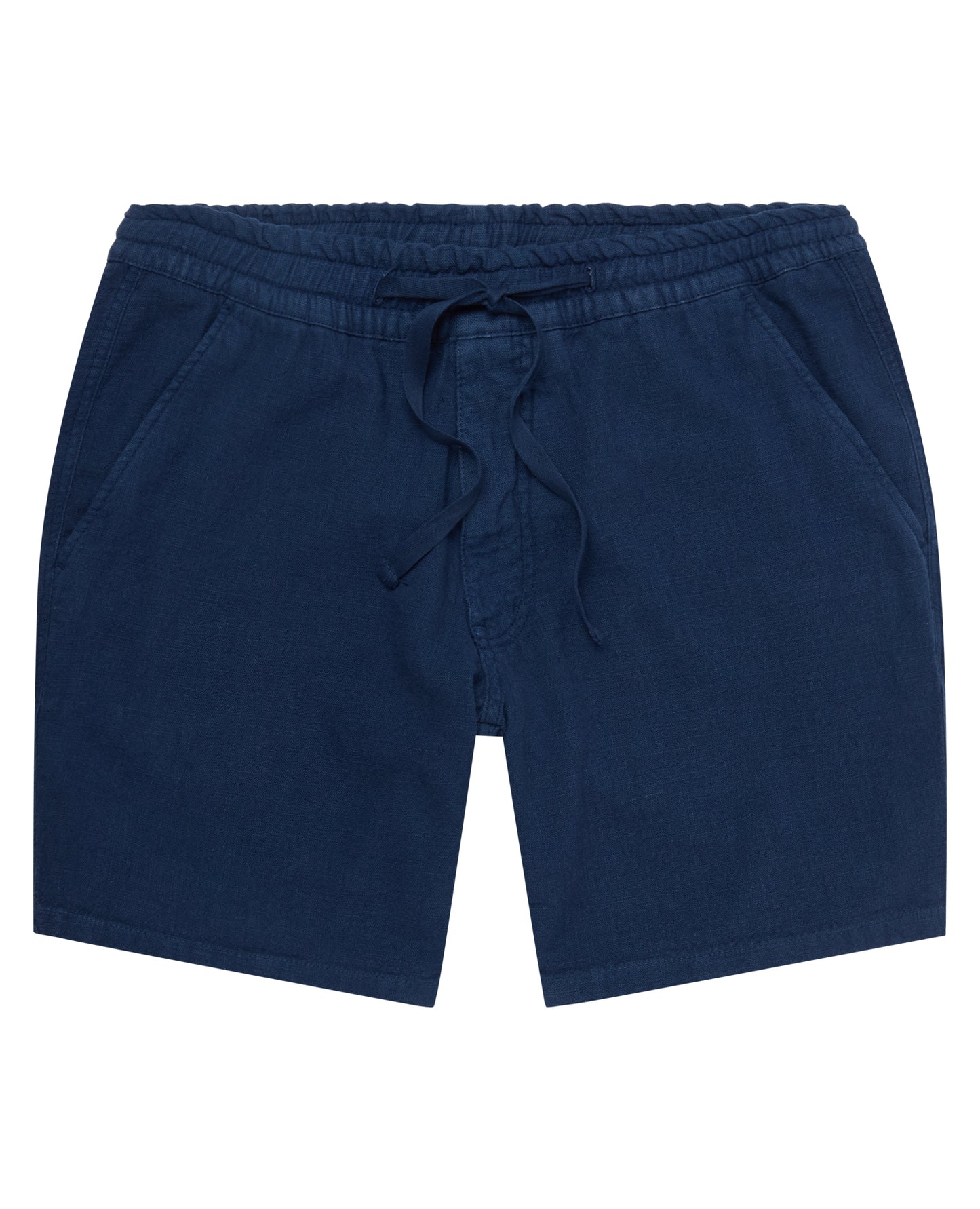 Slim Fit Cotton-Linen Shorts