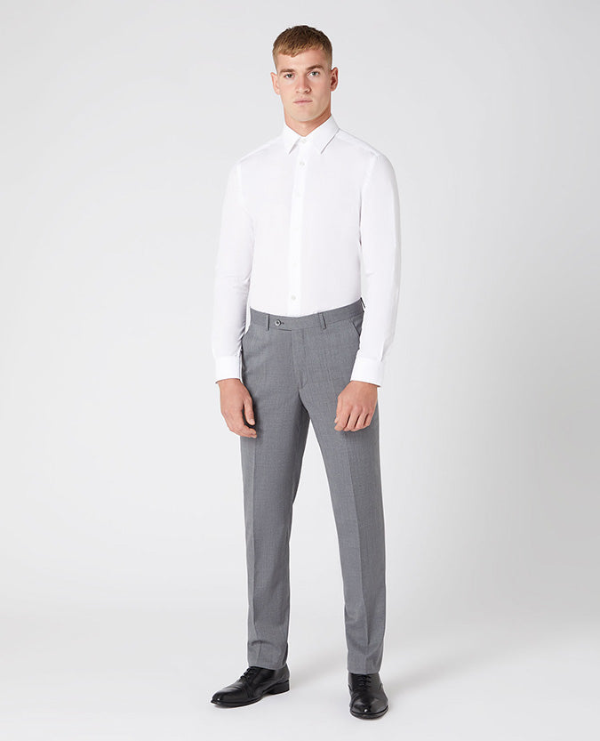 Slim Fit Wool-Blend Stretch Mix and Match Trousers