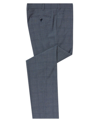 Slim Fit Checked Stretch Suit