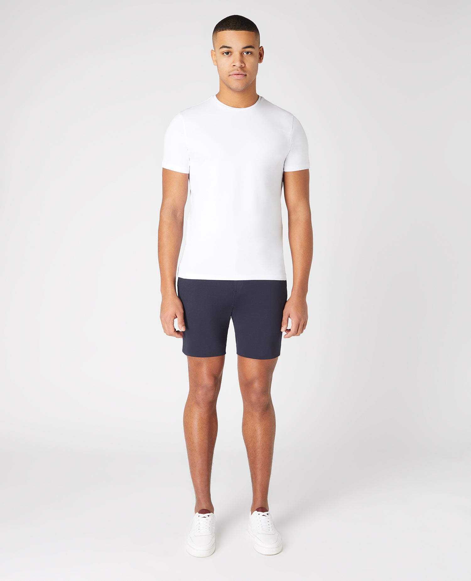 Slim Fit Cotton-Stretch Shorts