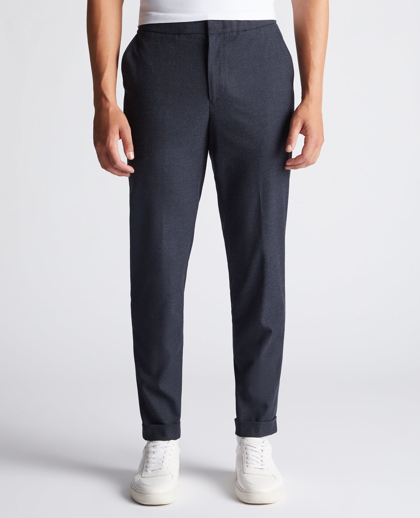 Tapered Fit Stretch Trousers