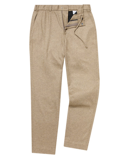 Slim Leg Wool Blend Trousers