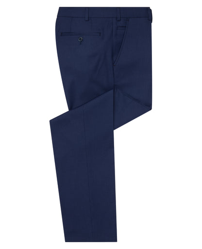 Slim Leg Checked Stretch Formal Trousers