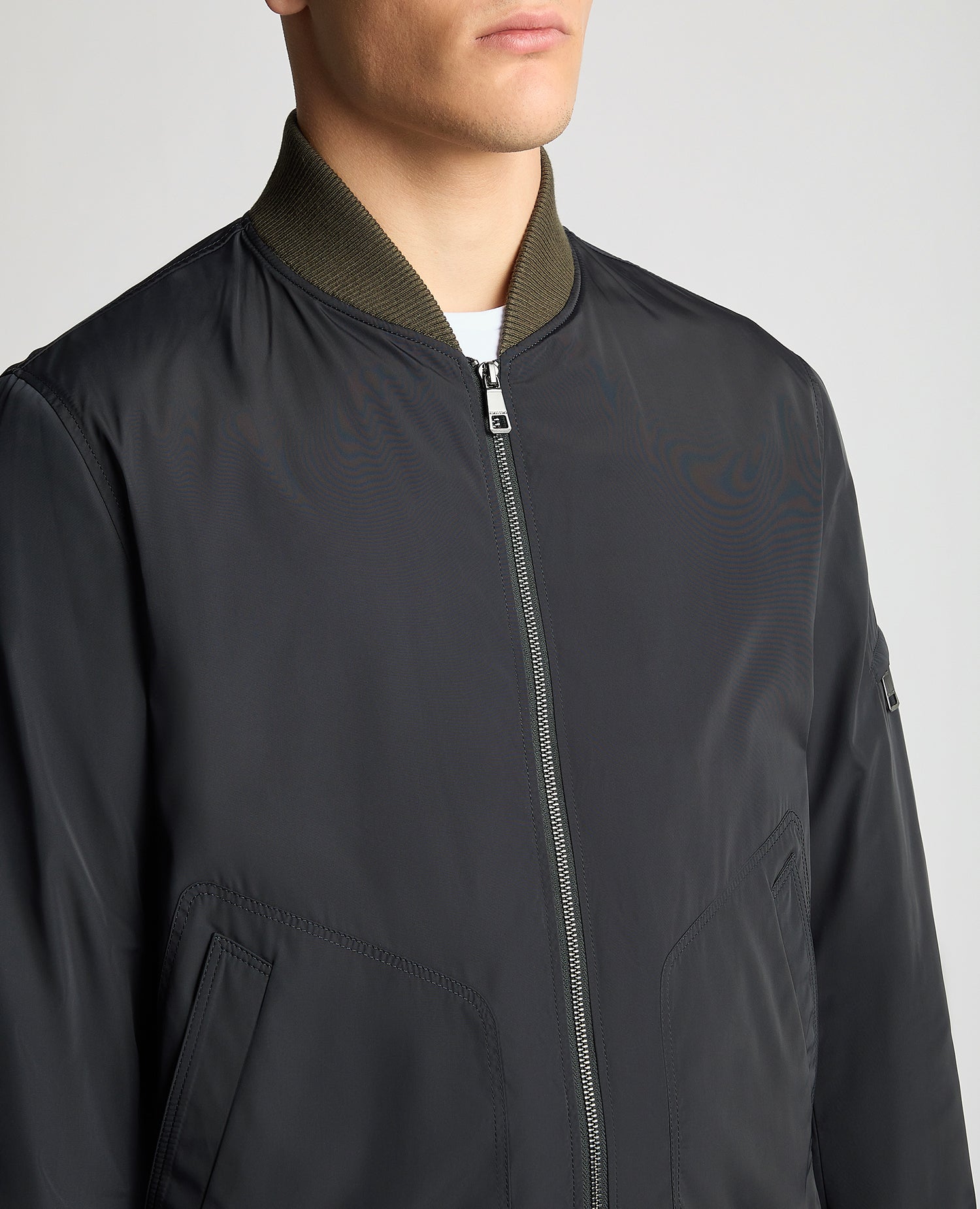 Regular Fit Showerproof Bomber Jacket