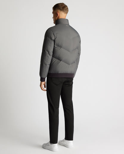 Regular Fit Down-Filled Quilted Jacket