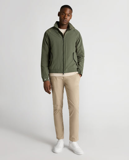 Regular Fit Showerproof Harrington Jacket