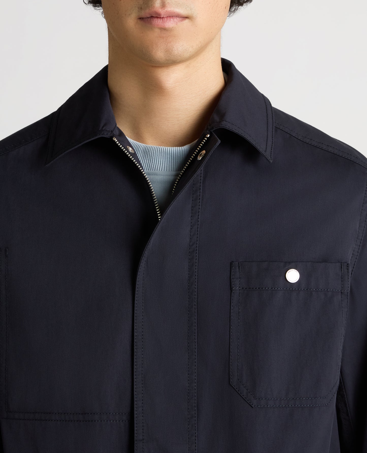 Regular Fit Cotton Twill Chore Jacket