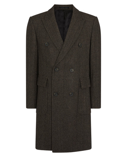 Regular Fit Wool-Mix Tailored Coat