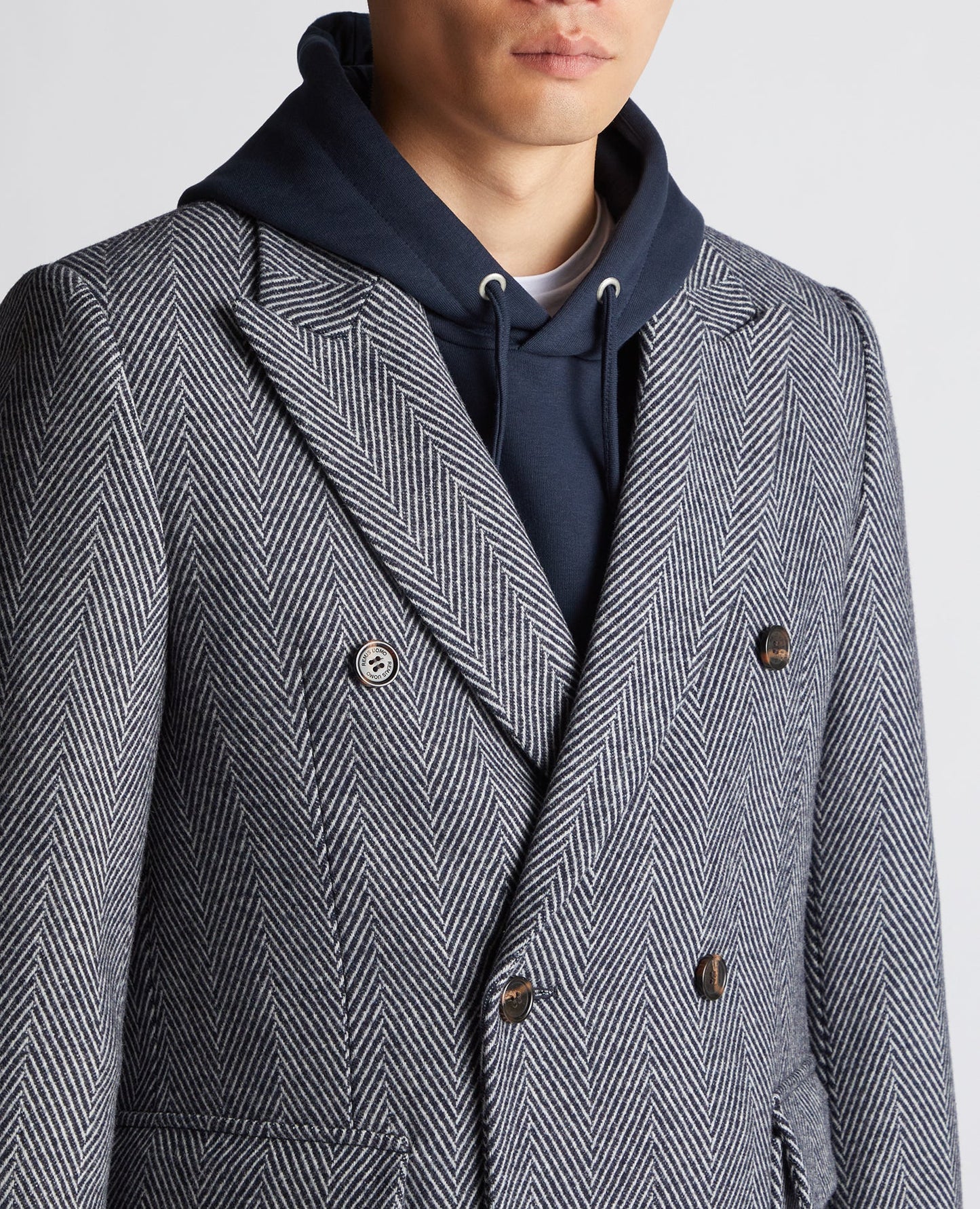 Regular Fit Wool-Mix Tailored Coat