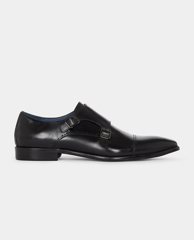 Leather Monk Strap Brogue