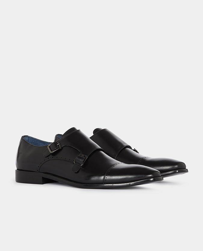 Leather Monk Strap Brogue