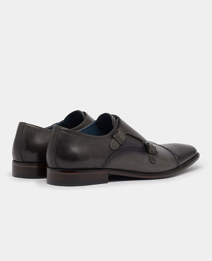 Leather Monk Strap Brogue